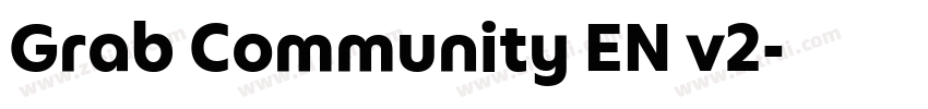 Grab Community EN v2字体转换 Grab Community EN v2字体转换